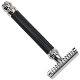 PARKER 26C OPEN COMB BLACK HANDLE SAFETY RAZOR - Prohibition Style