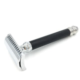 PARKER 26C OPEN COMB BLACK HANDLE SAFETY RAZOR - Prohibition Style