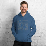 Vintage shaving Unisex Hoodie